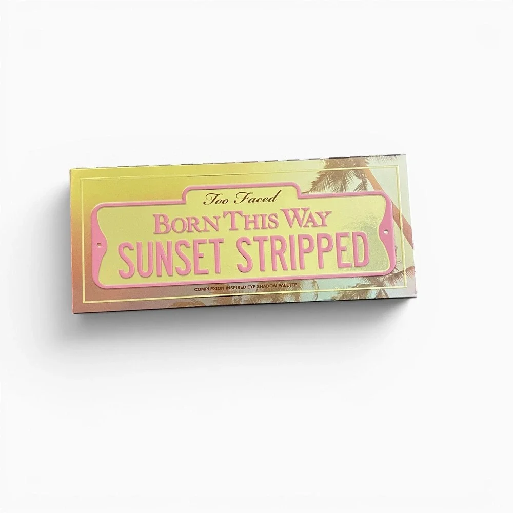 Too Faced Born This Way Sunset Stripped Eyeshadow Palette 16 Pan New Sealed